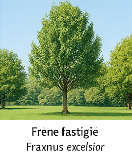 Frêne fastigié